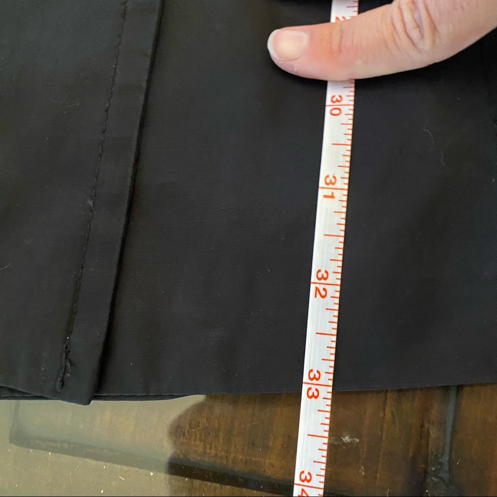 Express Double Breasted Black Trench Coat - Picture 7 of 12